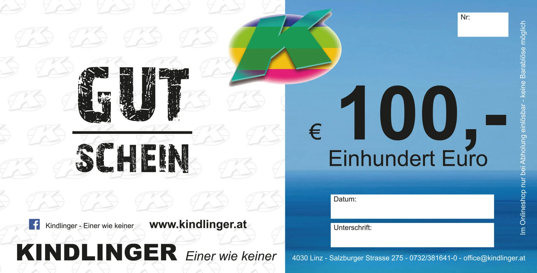 Geschenkgutschein 100,- Euro – Bild 2