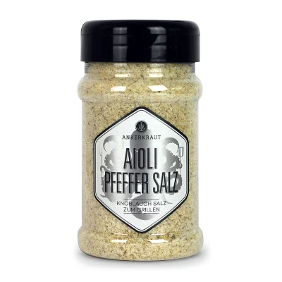 Ankerkraut Aioli-Pfeffer Salz 310g im Streuer