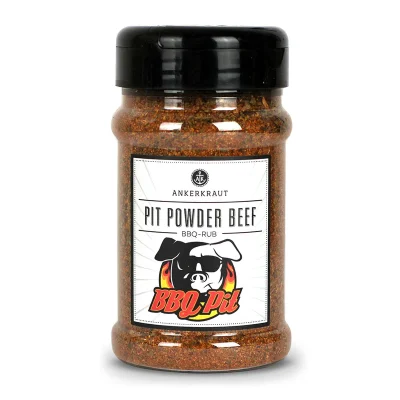 Ankerkraut Pit Powder Beef BBQ-Rub 200g im Streuer