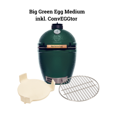 Big Green Egg Keramikgrill Medium inkl. ConvEGGtor
