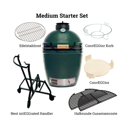 Big Green Egg Keramikgrill Medium Starterset