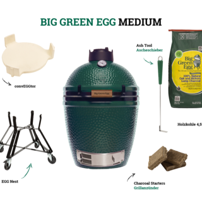 Big Green Egg Keramikgrill Medium Starterset AKTION