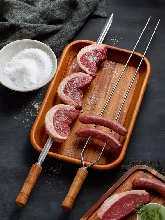 Tramontina Grillspieß, 10 mm breit (Spießlänge 75 cm) – Bild 2