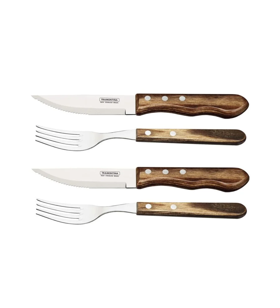 Tramontina JUMBO Steakbesteck-Set, 4-teilig