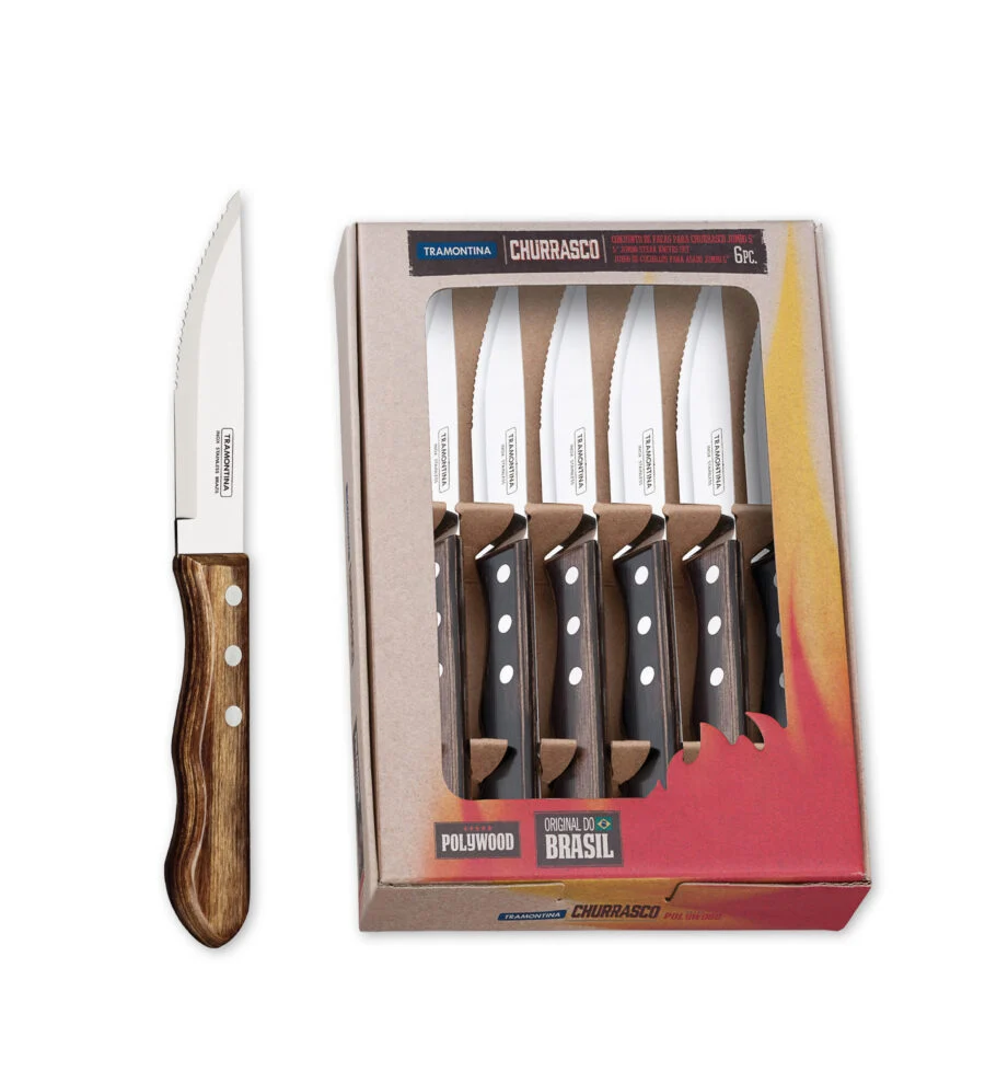 Tramontina JUMBO Steakmesser-Set, 6-teilig