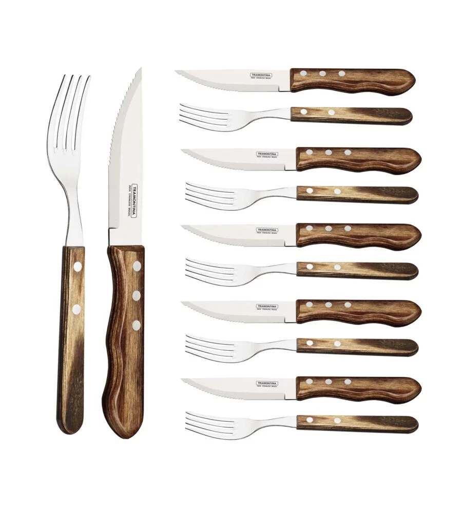 Tramontina JUMBO Steakbesteck, 12-teilig