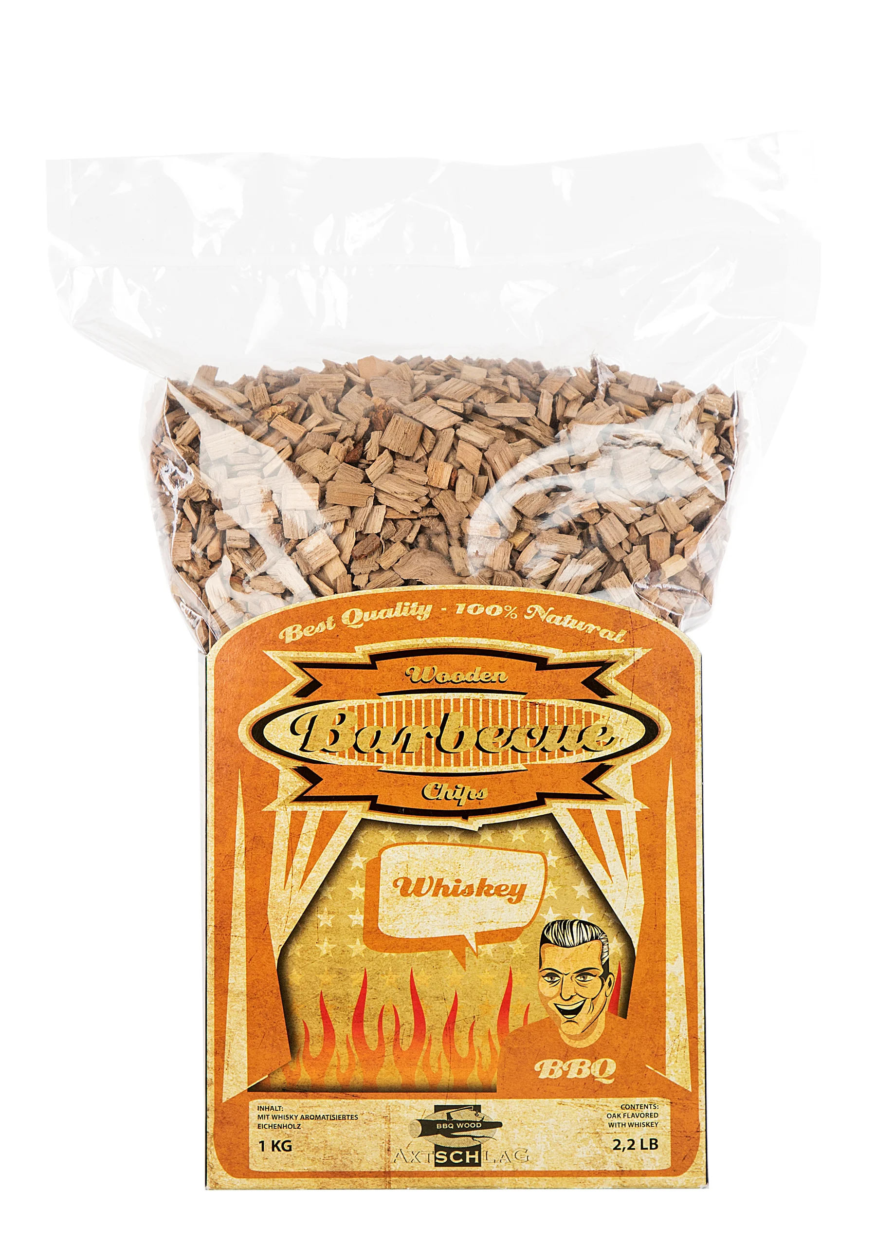 Axtschlag Räucherchips Whiskey Eiche 1 kg