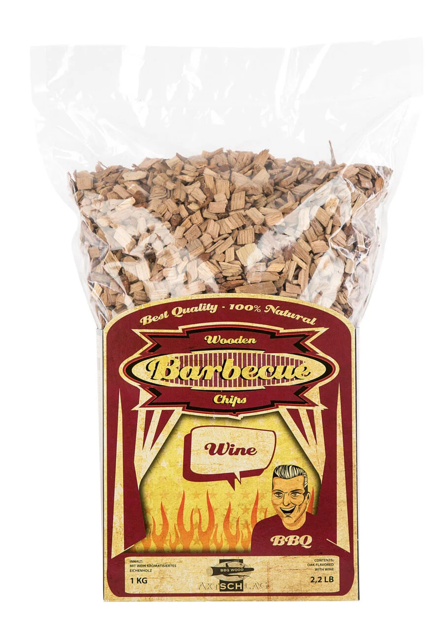 Axtschlag Räucherchips Wein Eiche 1 kg