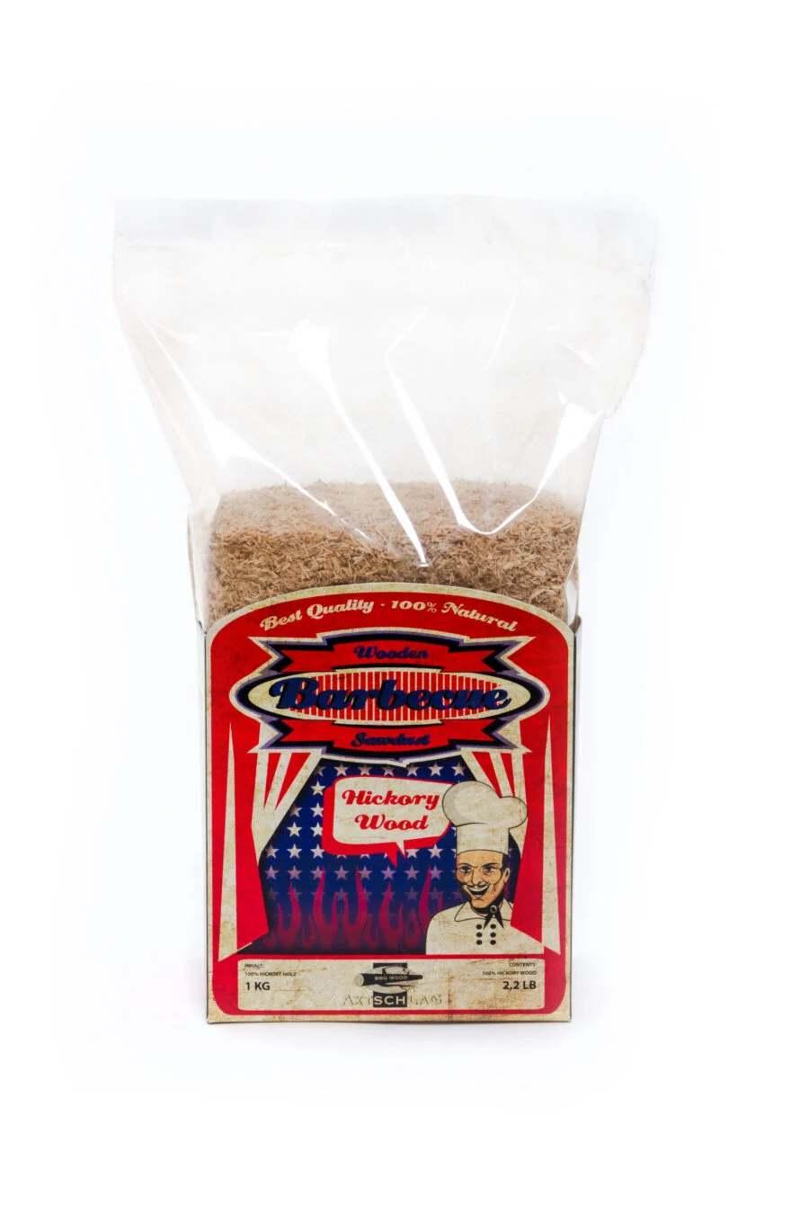Axtschlag Räuchermehl Hickory 1 kg