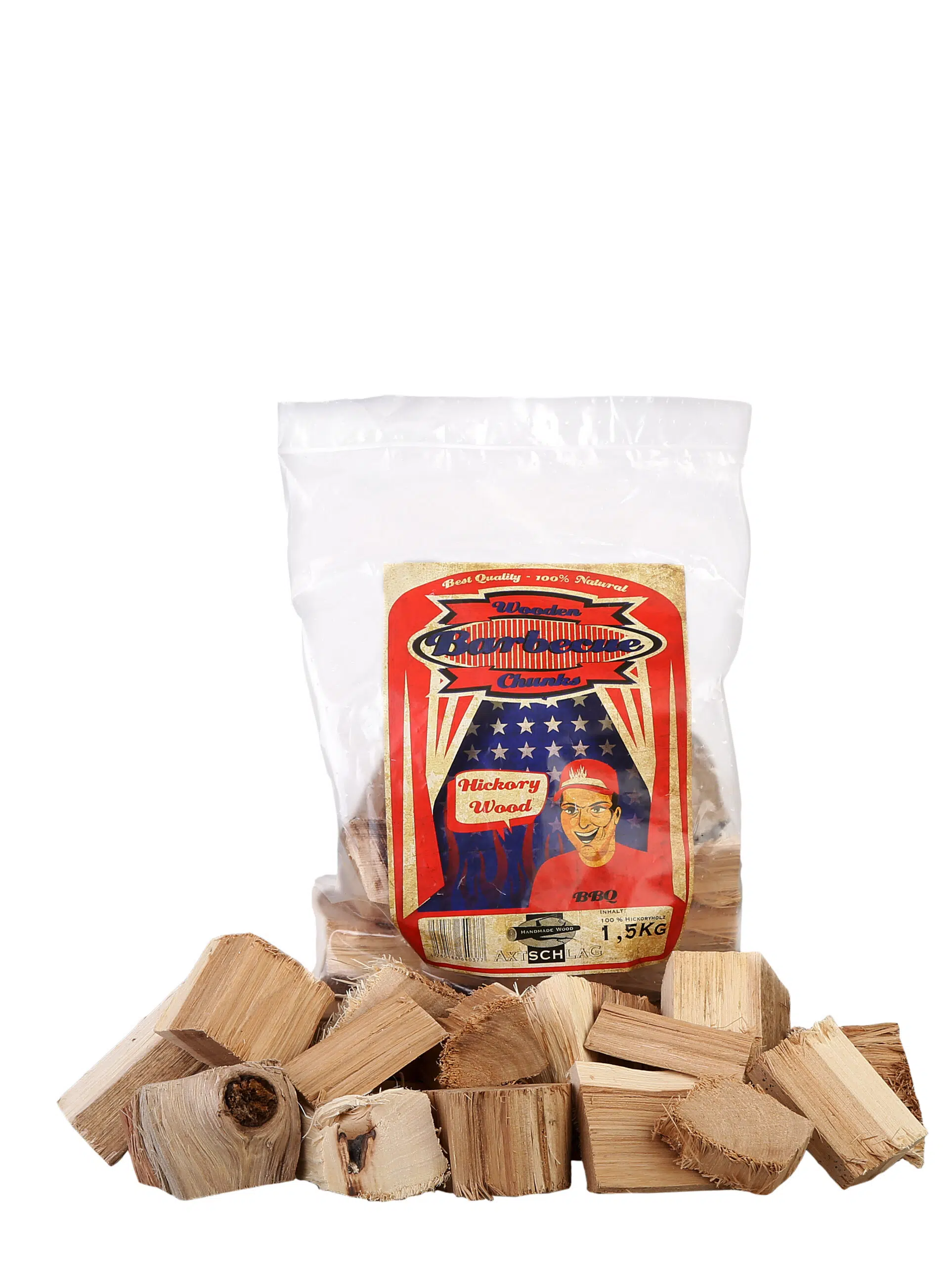 Axtschlag Räucherklötze Hickory 1,5 kg