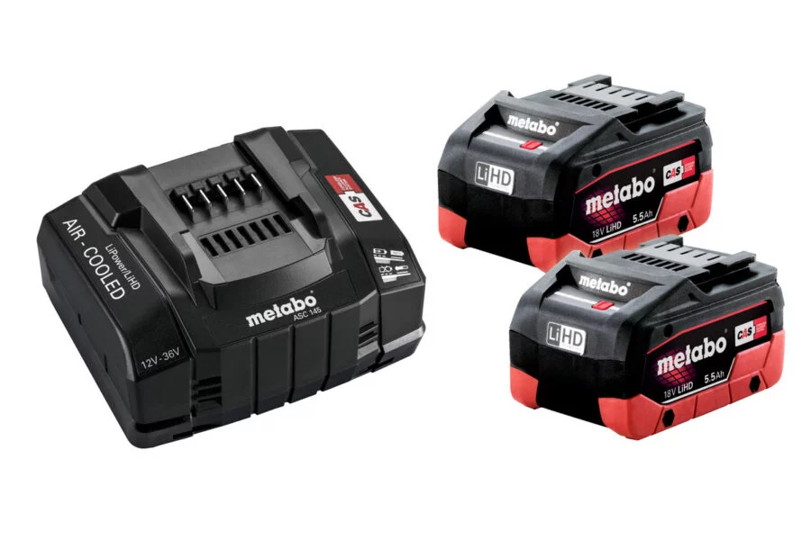 Metabo BASIC SET 2 X LIHD 5.5 AH SE Akku-Set