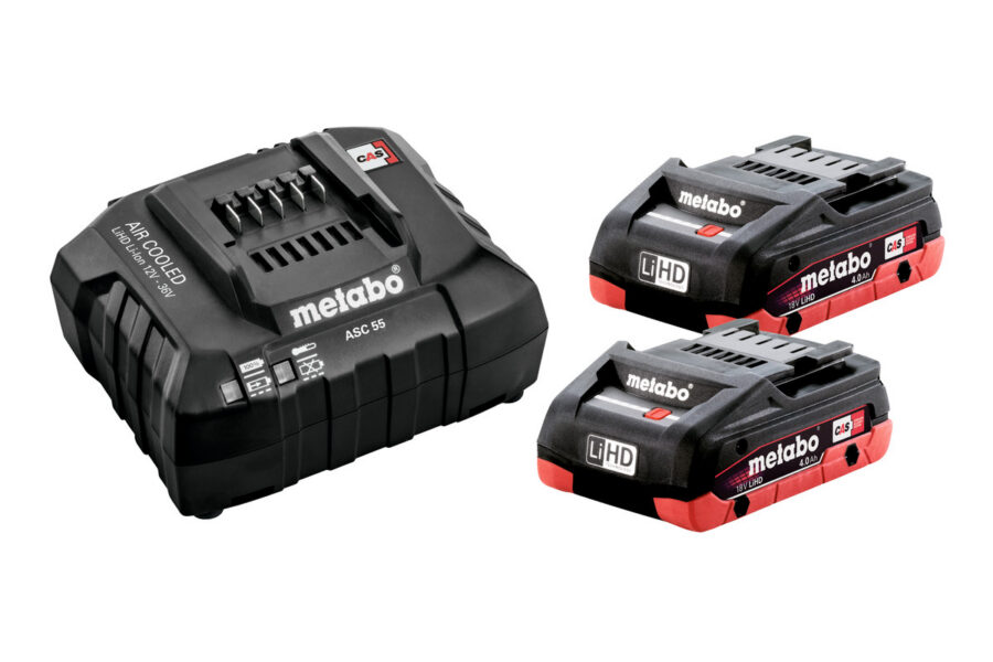 Metabo BASIC SET 2 X LIHD 4.0 AH SE Akku-Set