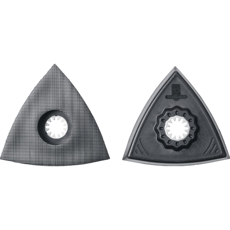 Fein Schleifplatten-Set 3-Eck ungelocht Starlock (2 Stück)