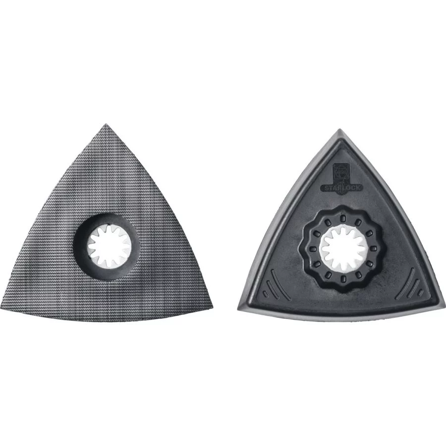 Fein Schleifplatten-Set 3-Eck ungelocht Starlock (2 Stück)
