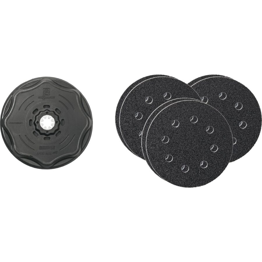 Fein Schleifteller-Set ø 115 mm gelocht Starlock Plus 6 Schleifblätter