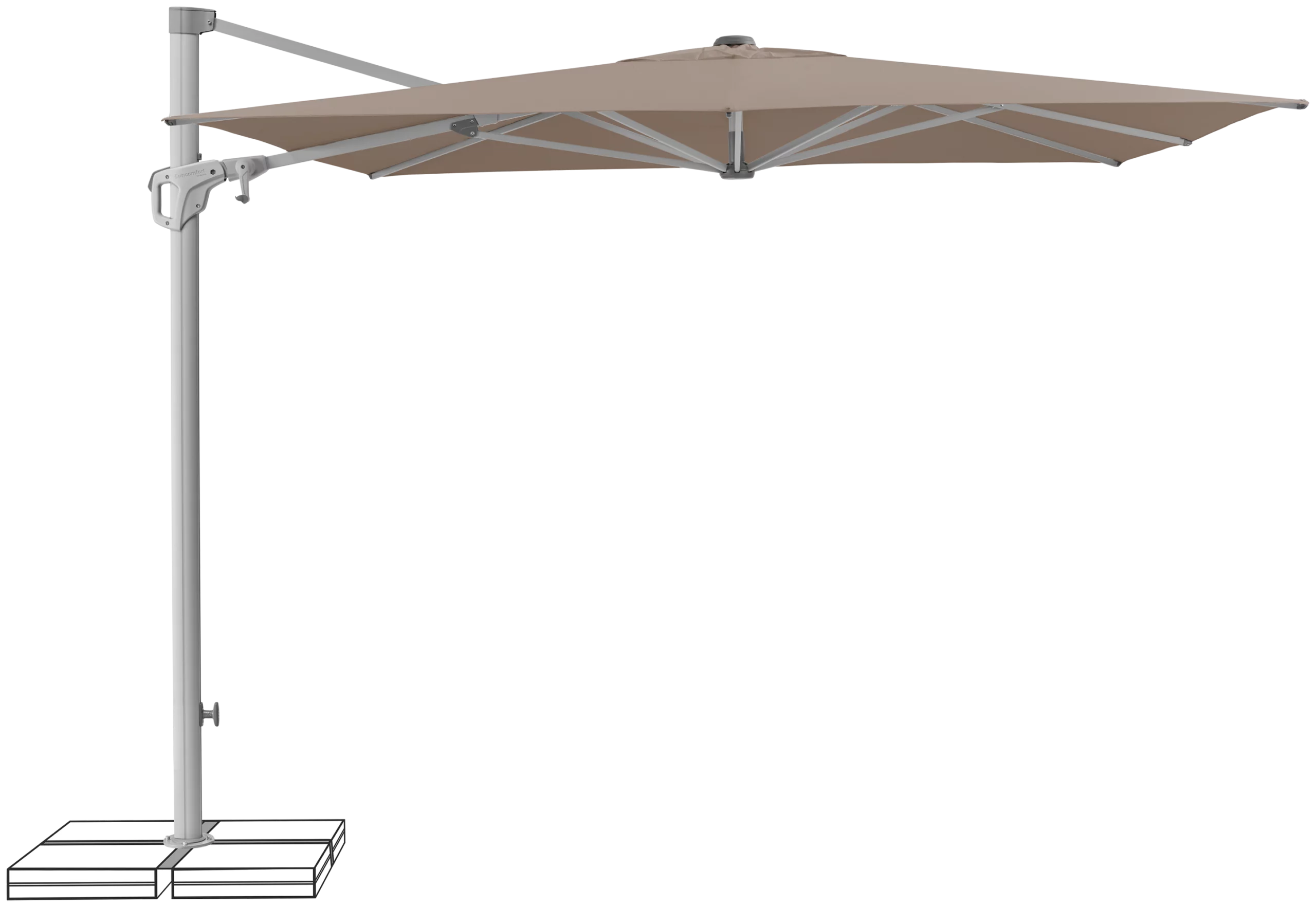 Suncomfort Ampelschirm Sunflex 300x300cm