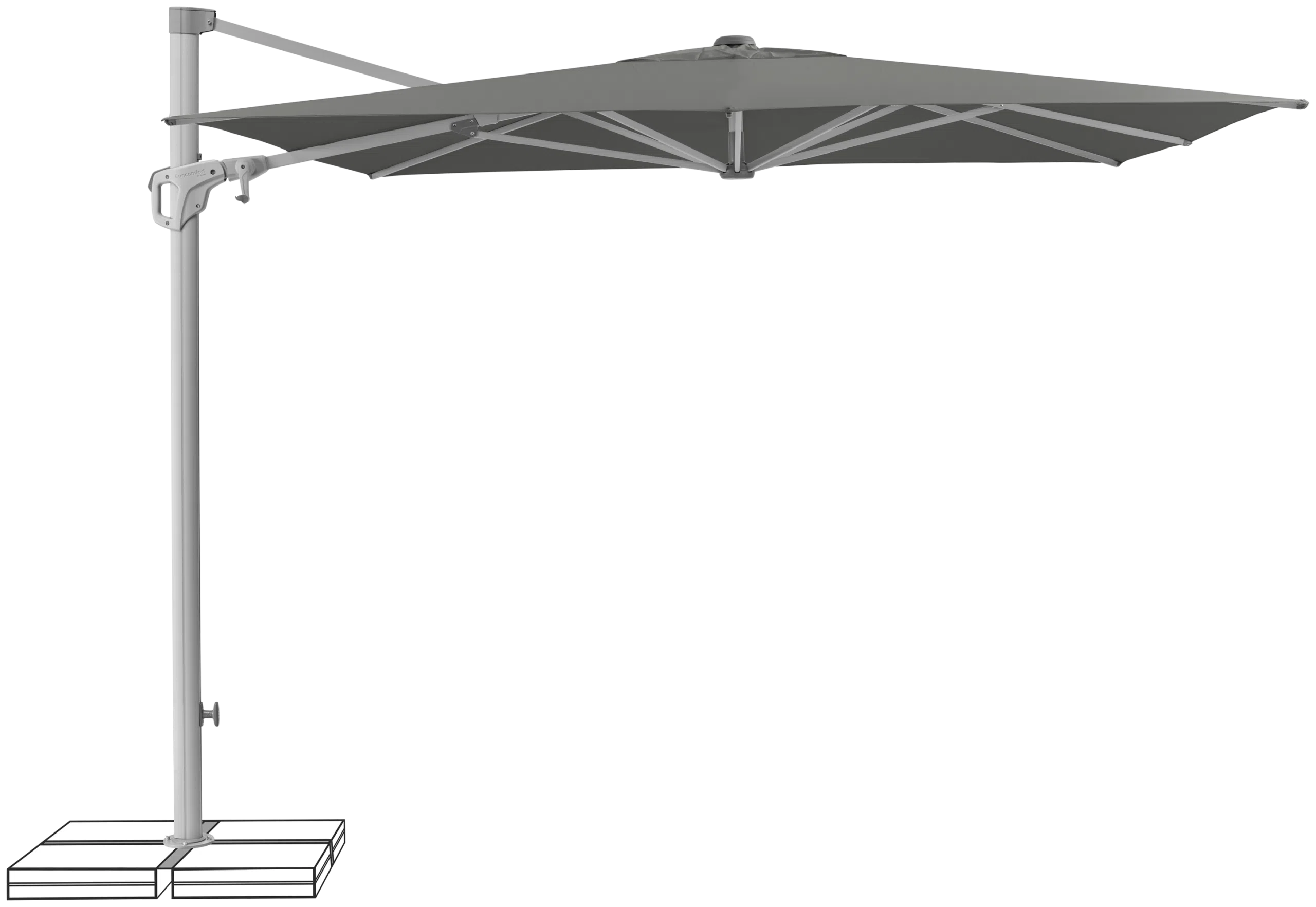 Suncomfort Ampelschirm Sunflex 300x300cm
