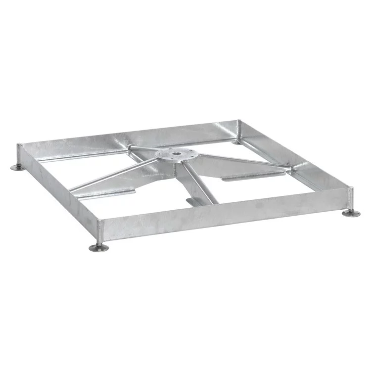 Glatz Sockel M4 120kg (für 8 Platten 40x40x4cm) Stahl verzinkt