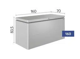 Größenskizze Biohort LoungeBox 160