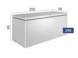 Größenskizze Biohort LoungeBox 160