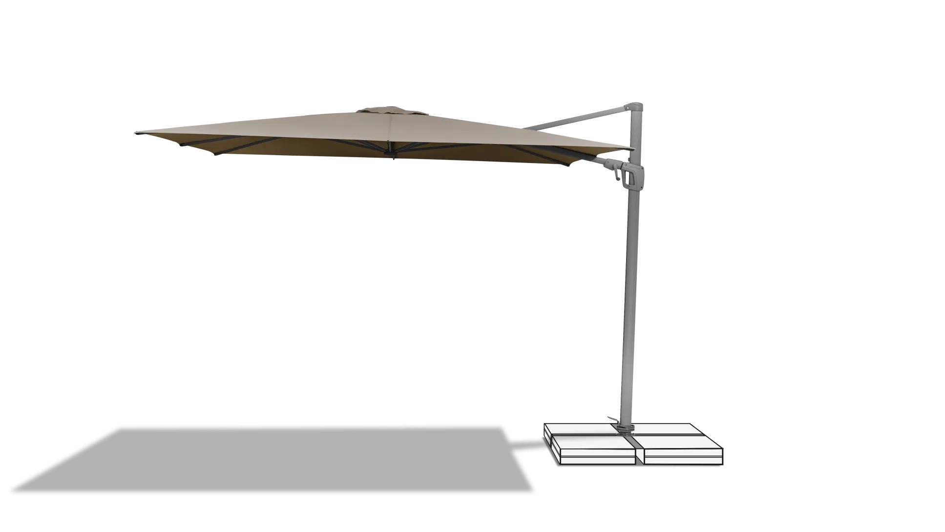 Suncomfort Ampelschirm Sunflex 300x300cm