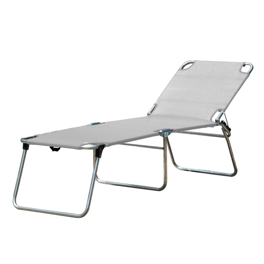 Fiam Sonnenliege Amigo 40 Silbergrau