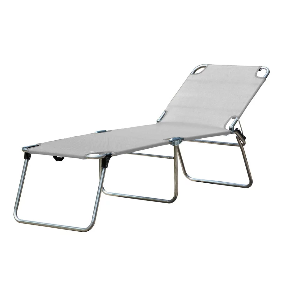 Fiam Sonnenliege Amigo 40 Silbergrau