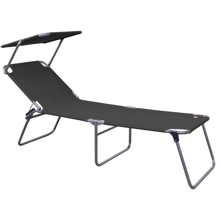 Fiam Sonnenliege Amigo Fourty 40 Sun Schwarz