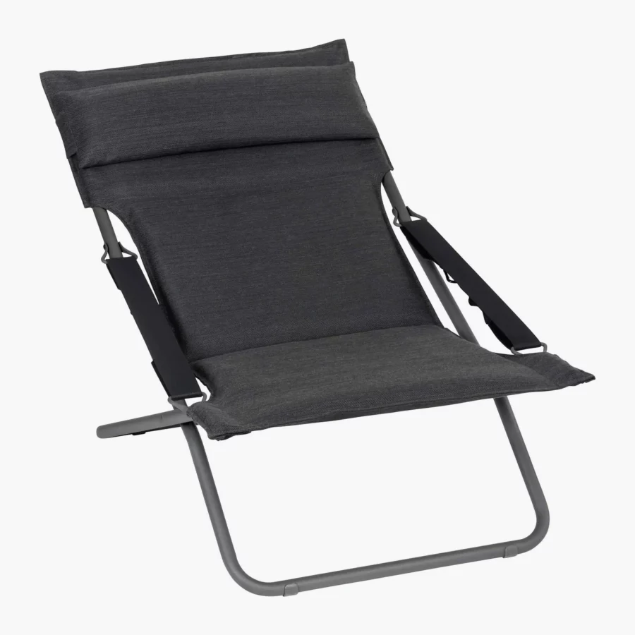 Lafuma Liegestuhl Bayanne Lounge Deckchair Hedona® Onyx
