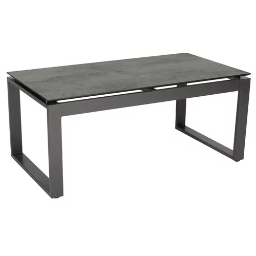 Stern  Beistelltisch Allround Aluminium anthrazit mit Tischplatte Silverstar 2.0 Dekor Zement