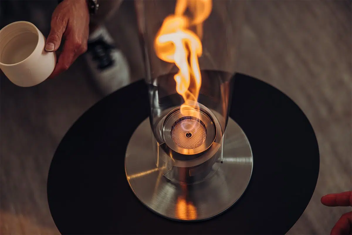 Höfats SPIN 900 Bio-Burner mit Eco-Ring und Löschdeckel – Bild 3