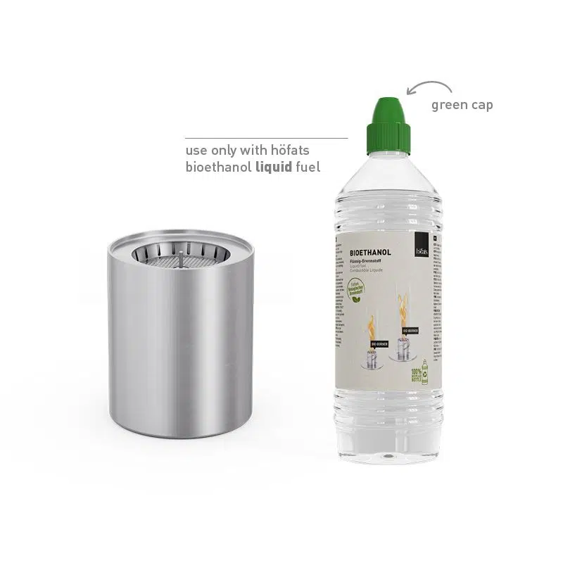 Höfats SPIN 900 Bio-Burner mit Eco-Ring und Löschdeckel – Bild 2