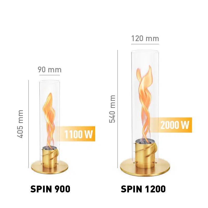 Höfats SPIN 900 Tischfeuer gold – Bild 3