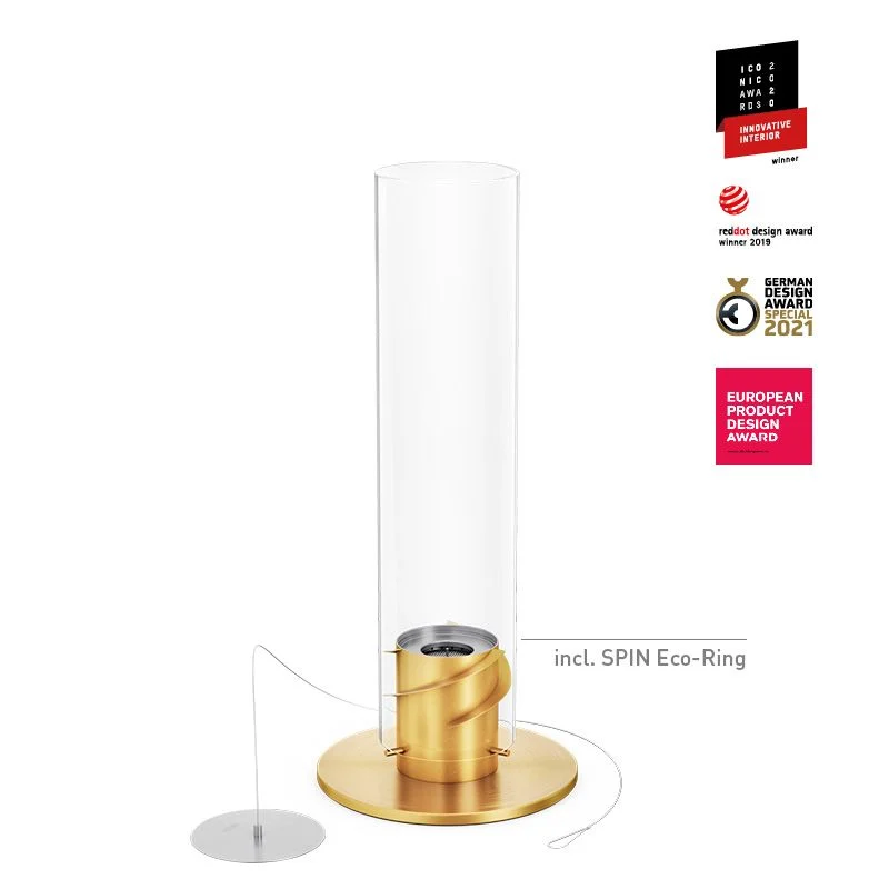 Höfats SPIN 1200 Tischfeuer gold – Bild 2