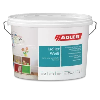 Adler Aviva Isolier-weiß, gegen Flecken, Renovierfarbe für Innen