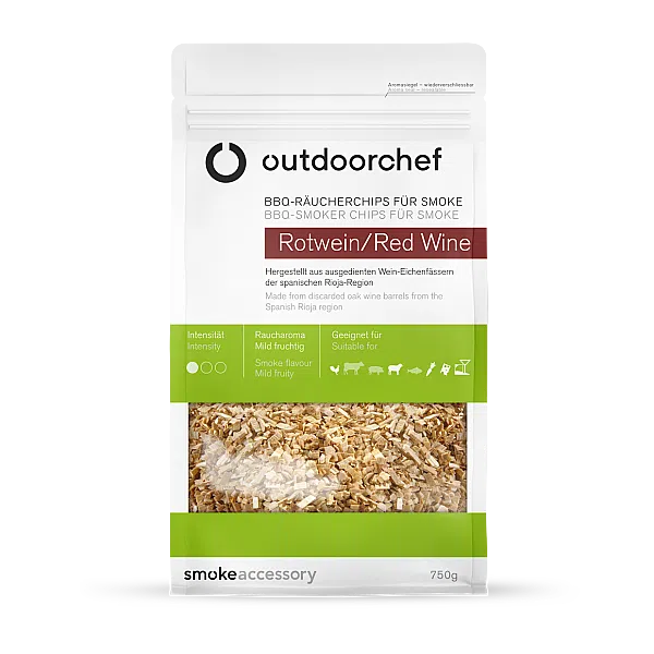 Outdoorchef Räucherchips Rotwein