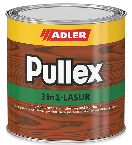 Adler Pullex 3in1-Lasur – Eiche, 750ml