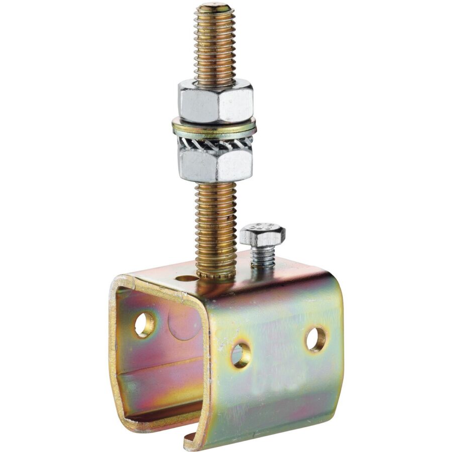 Befestigungsmuffen HELM 404 Stahl verzinkt gelb