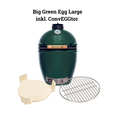 Big Green Egg Keramikgrill Large inkl. ConvEGGtor