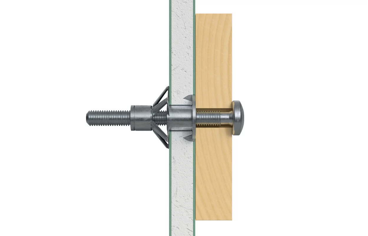 fischer Hohlraum-Metalldübel HM 5 x 52 S mit metrischer Schraube – Bild 2