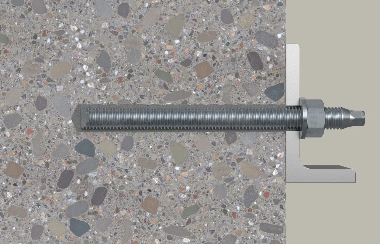 fischer Ankerstange RG M 8 x 110 gvz galvanisch verzinkt Stahlgüte 5.8 – Bild 2