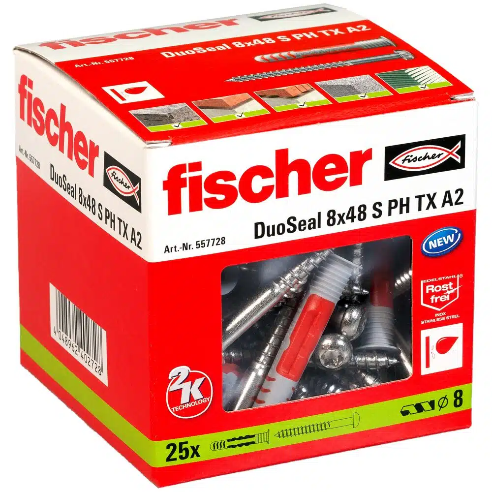 fischer DuoSeal 8 x 48 S A2 – Bild 2