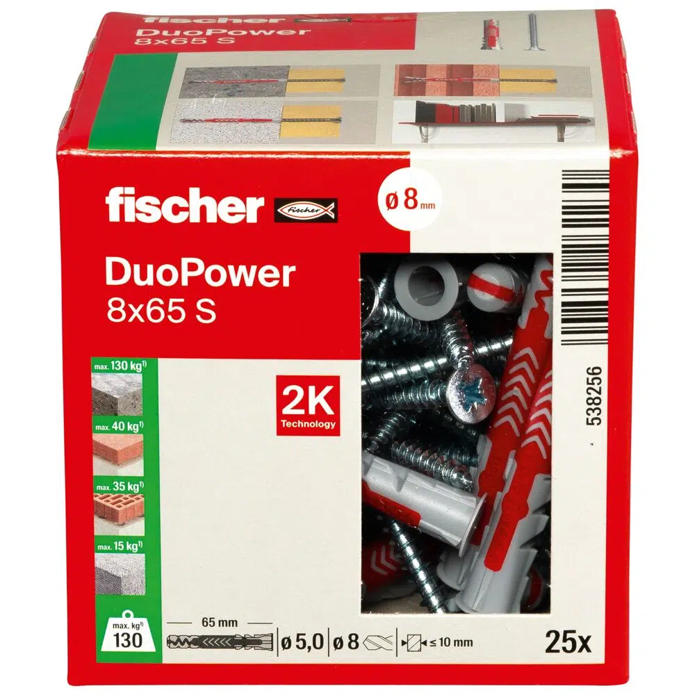 fischer DuoPower 8 x 65 S – Bild 2