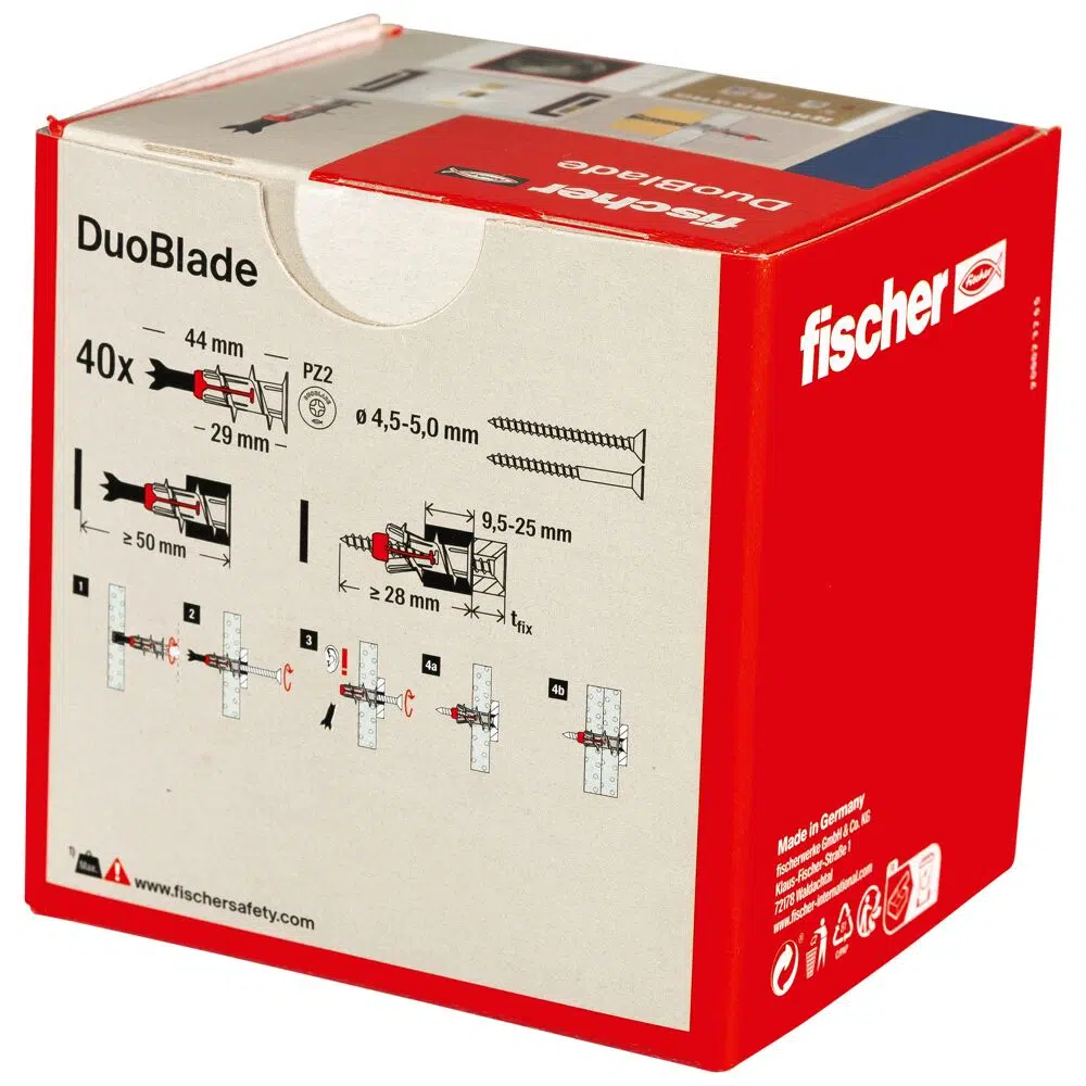 fischer Gipskartondübel DuoBlade – Bild 3