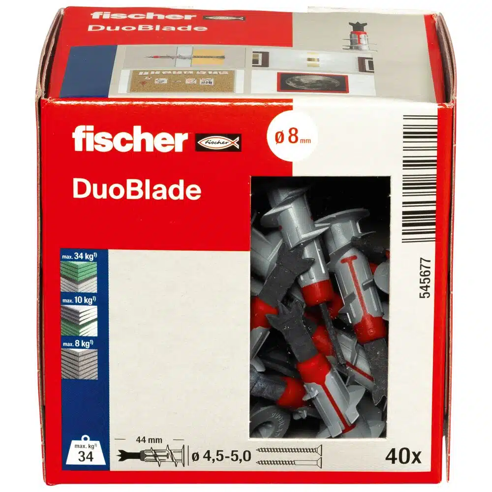 fischer Gipskartondübel DuoBlade – Bild 2