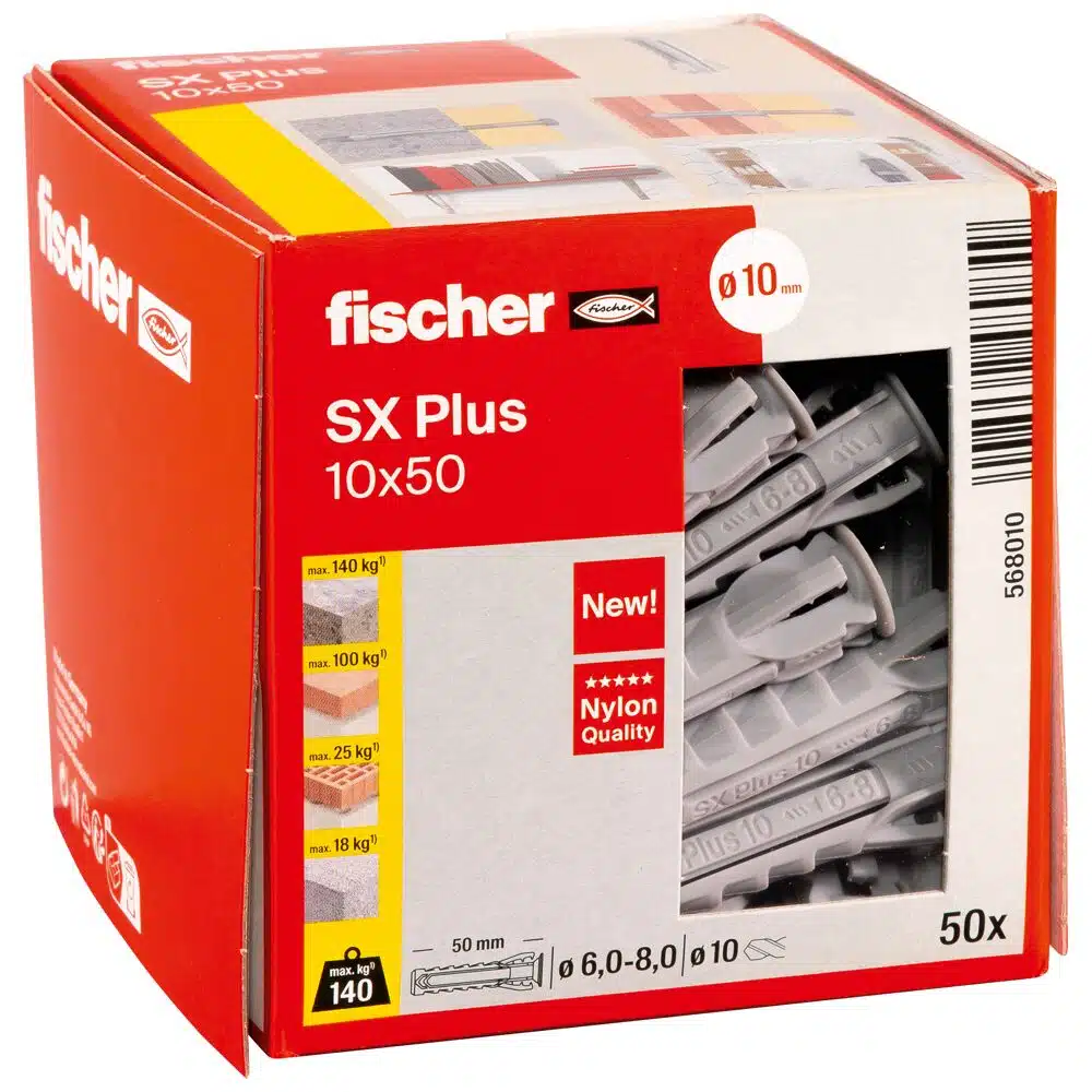 fischer Spreizdübel SX Plus 10 x 50 – Bild 3