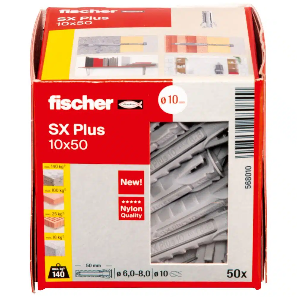fischer Spreizdübel SX Plus 10 x 50 – Bild 2