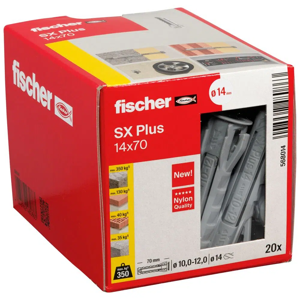 fischer Spreizdübel SX Plus 14 x 70 – Bild 3