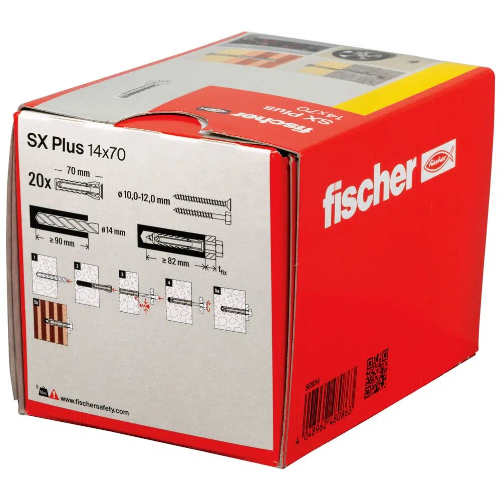 fischer Spreizdübel SX Plus 14 x 70 – Bild 4