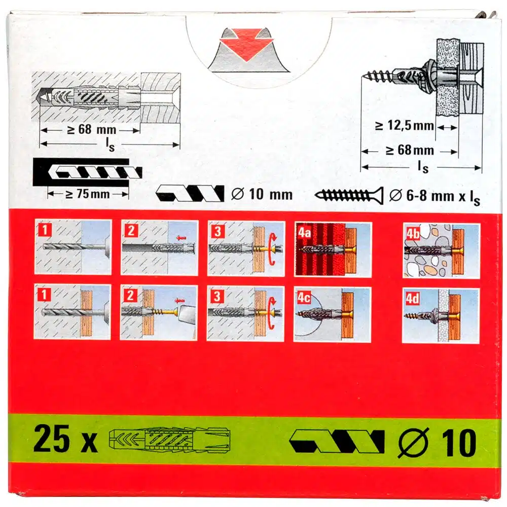 fischer Universaldübel UX 10 x 60 – Bild 4
